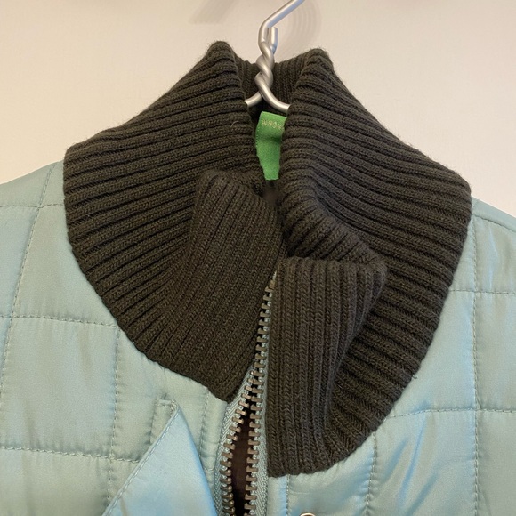 Industry Light Teal Woman’s Bomber Jacket sz Medium - Picture 4 of 9